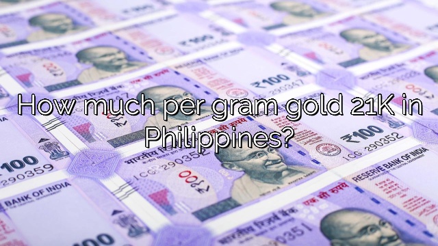 How Much Per Gram Gold 21K In Philippines Vanessa Benedict